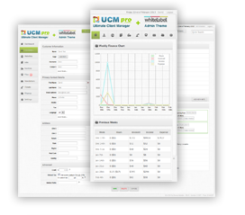 CRM with responsive design demo