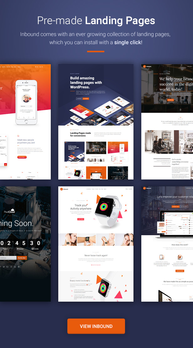 Inbound - The Landing Page Theme