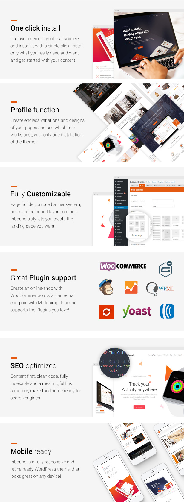 Inbound - The Landing Page WordPress Theme