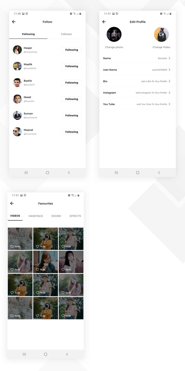 Tic Talk App UI