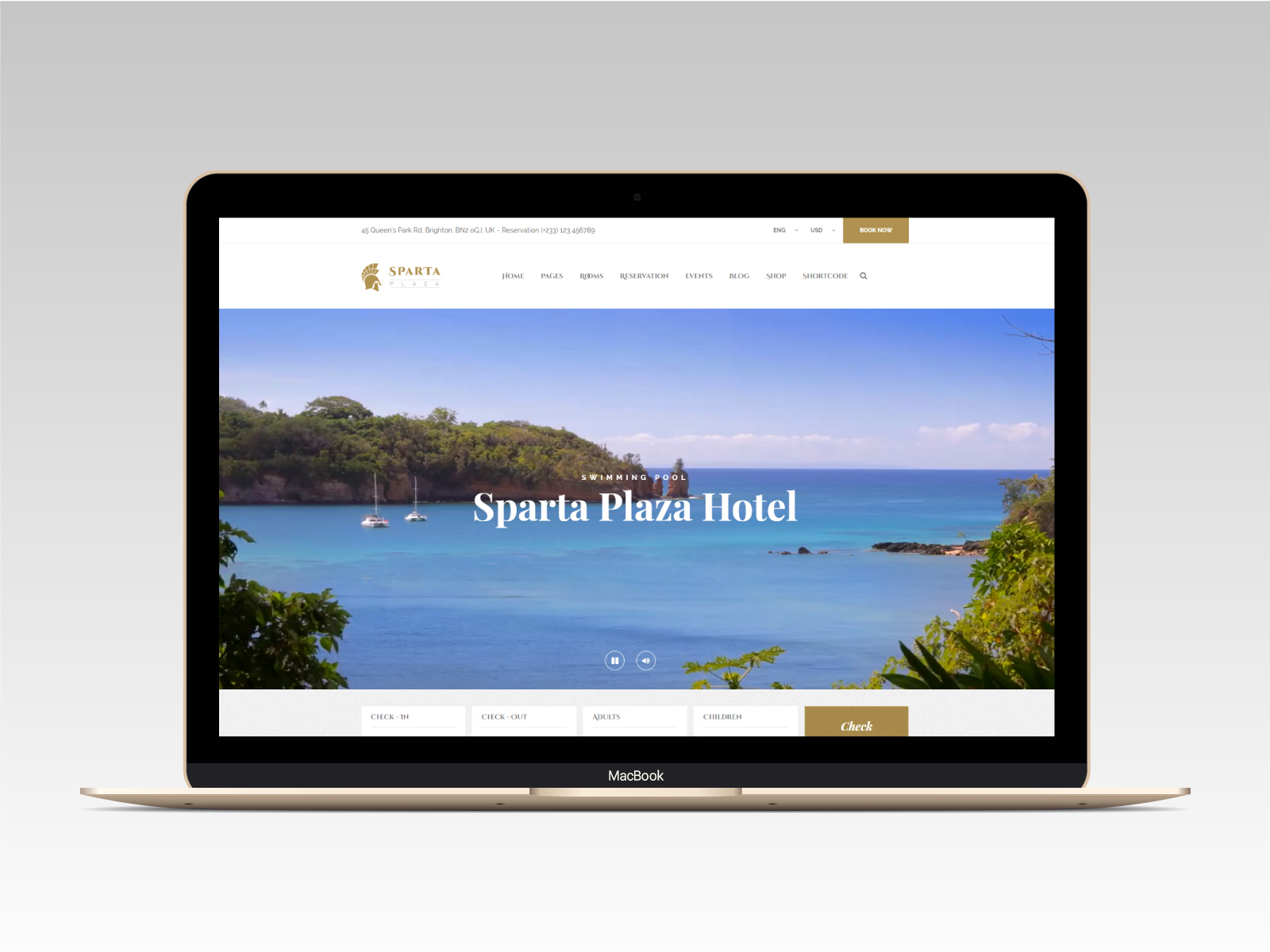 Sparta | Hotel & Resort HTML5 Template - 7