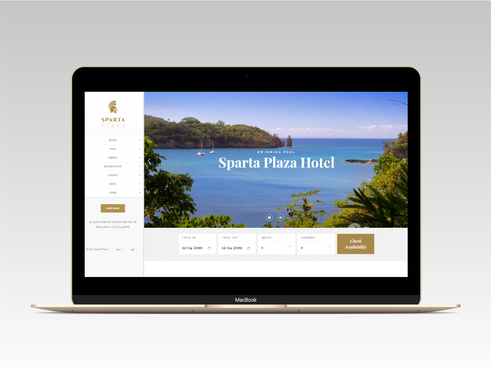 Sparta | Hotel & Resort HTML5 Template - 9