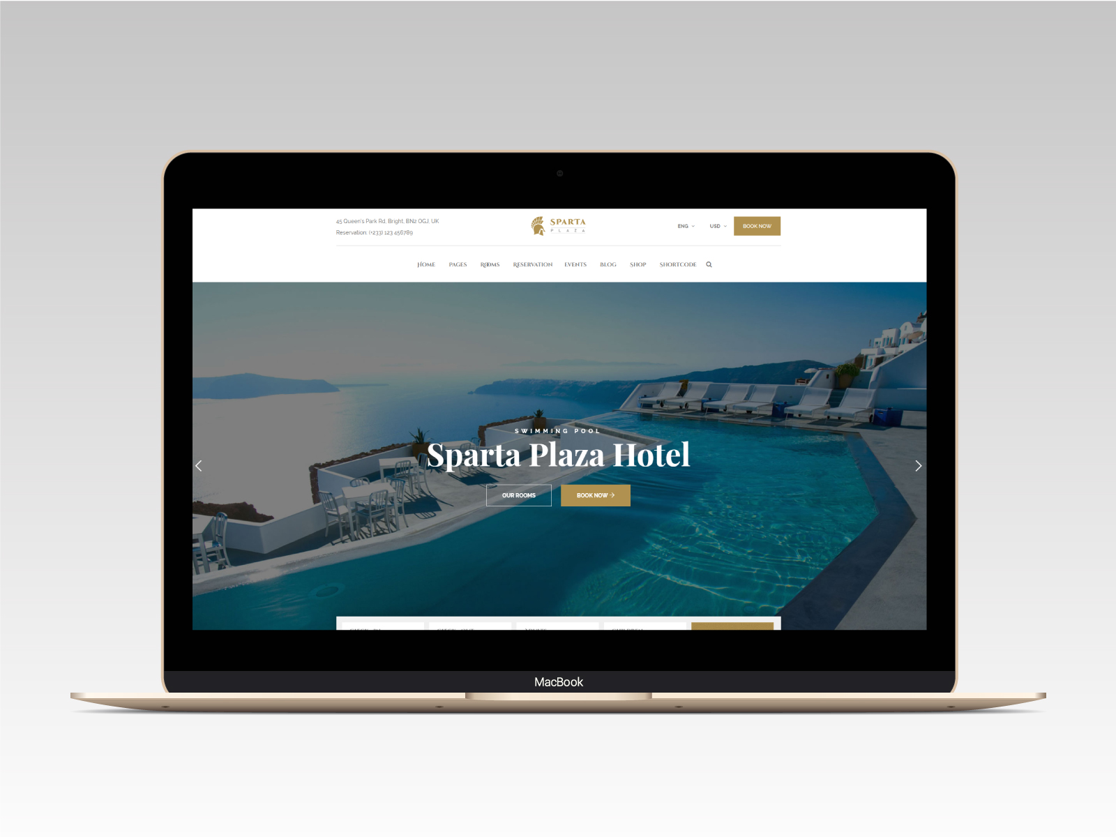 Sparta | Hotel & Resort HTML5 Template - 13
