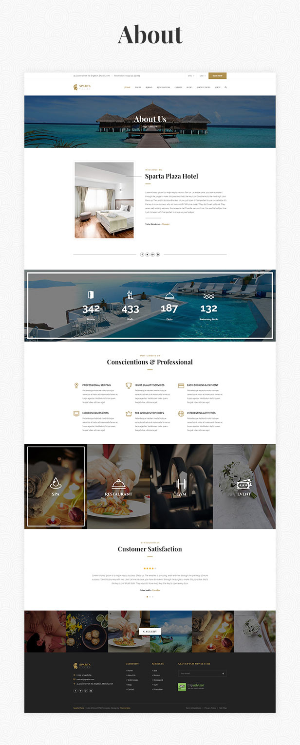 Sparta | Hotel & Resort HTML5 Template - 17