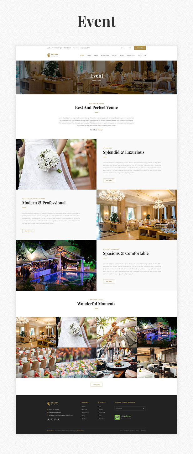 Sparta | Hotel & Resort HTML5 Template - 21