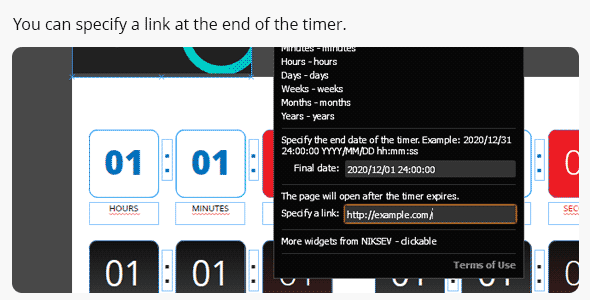 Easy Countdown Timer for Adobe Muse - 3