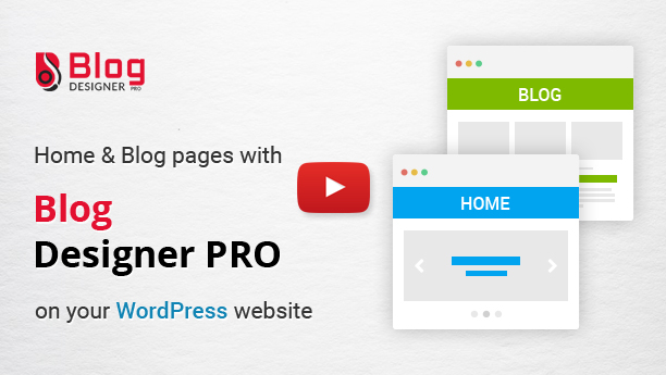 Blog Designer PRO supports multiple blog page