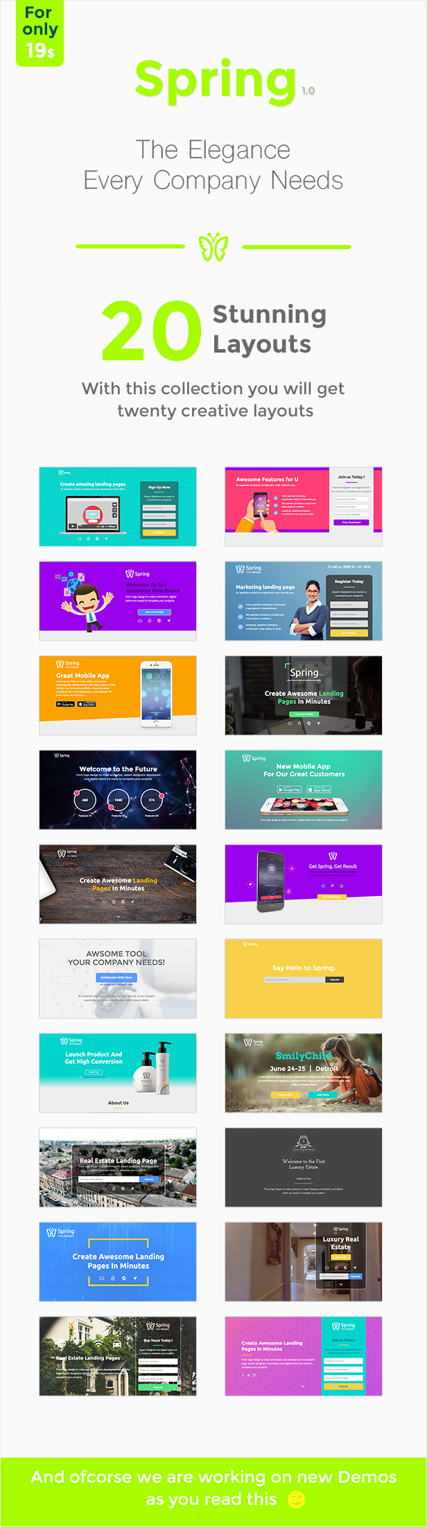 Spring - Multipurpose Unbounce Pack - 1