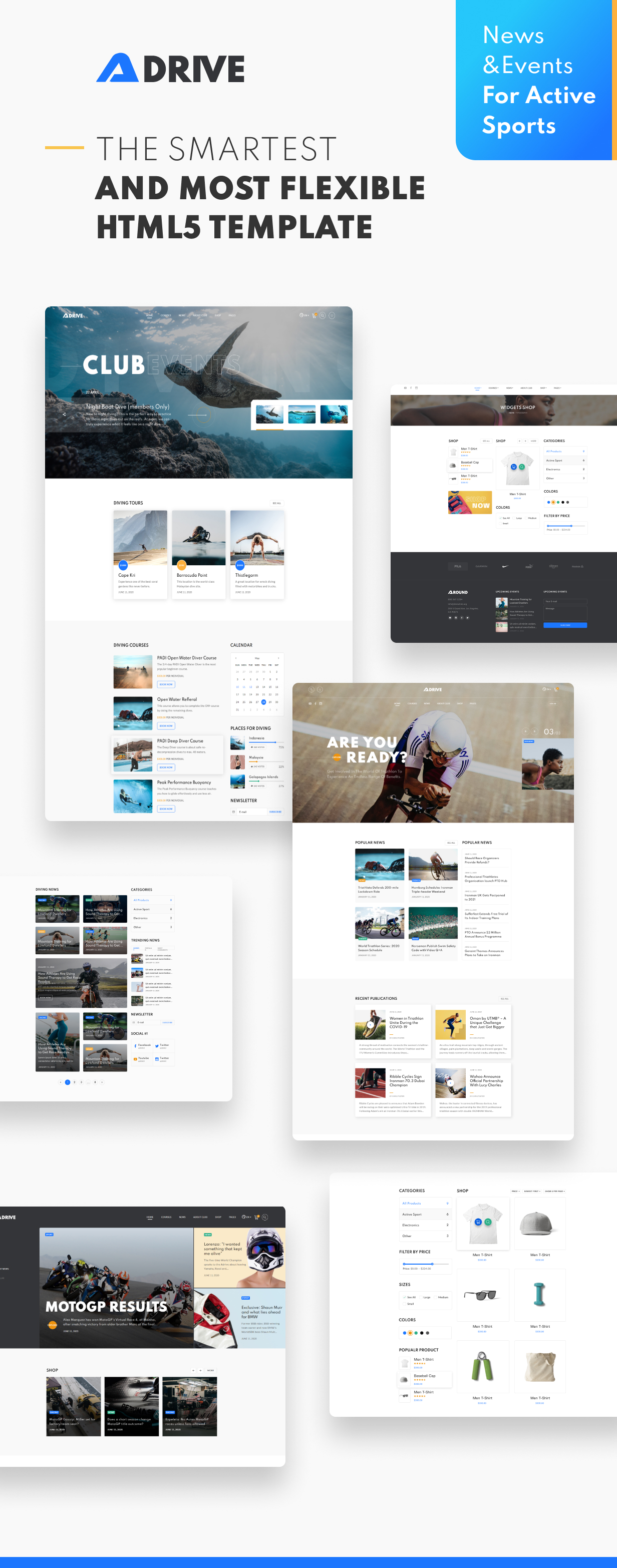 Adrive - Active Sports Website Template