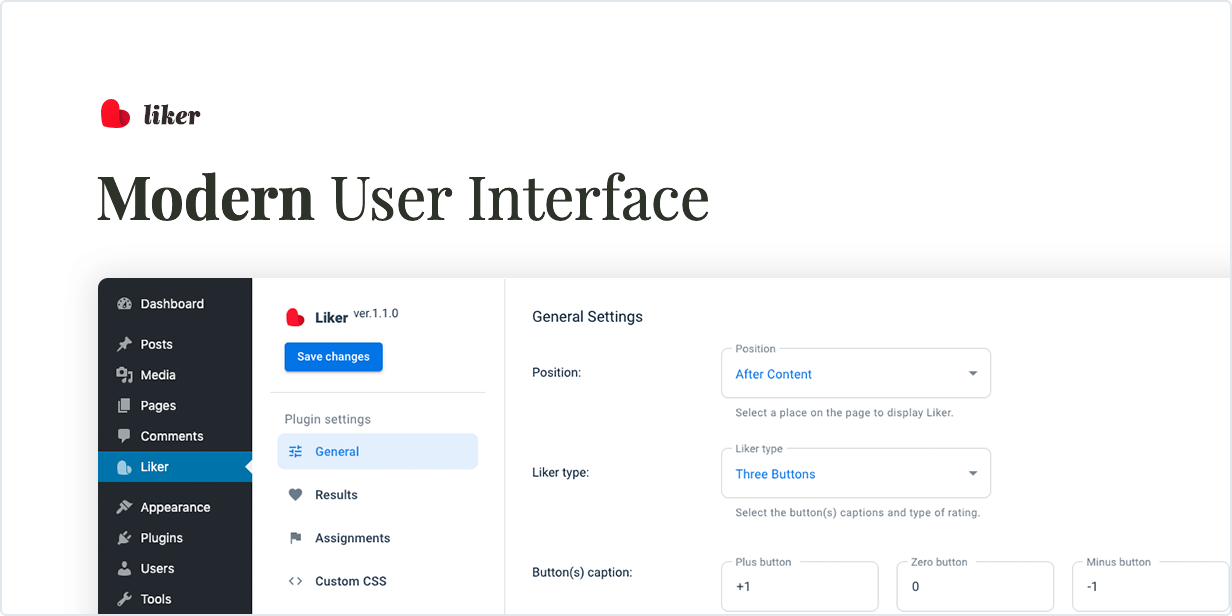 Modern User Interface