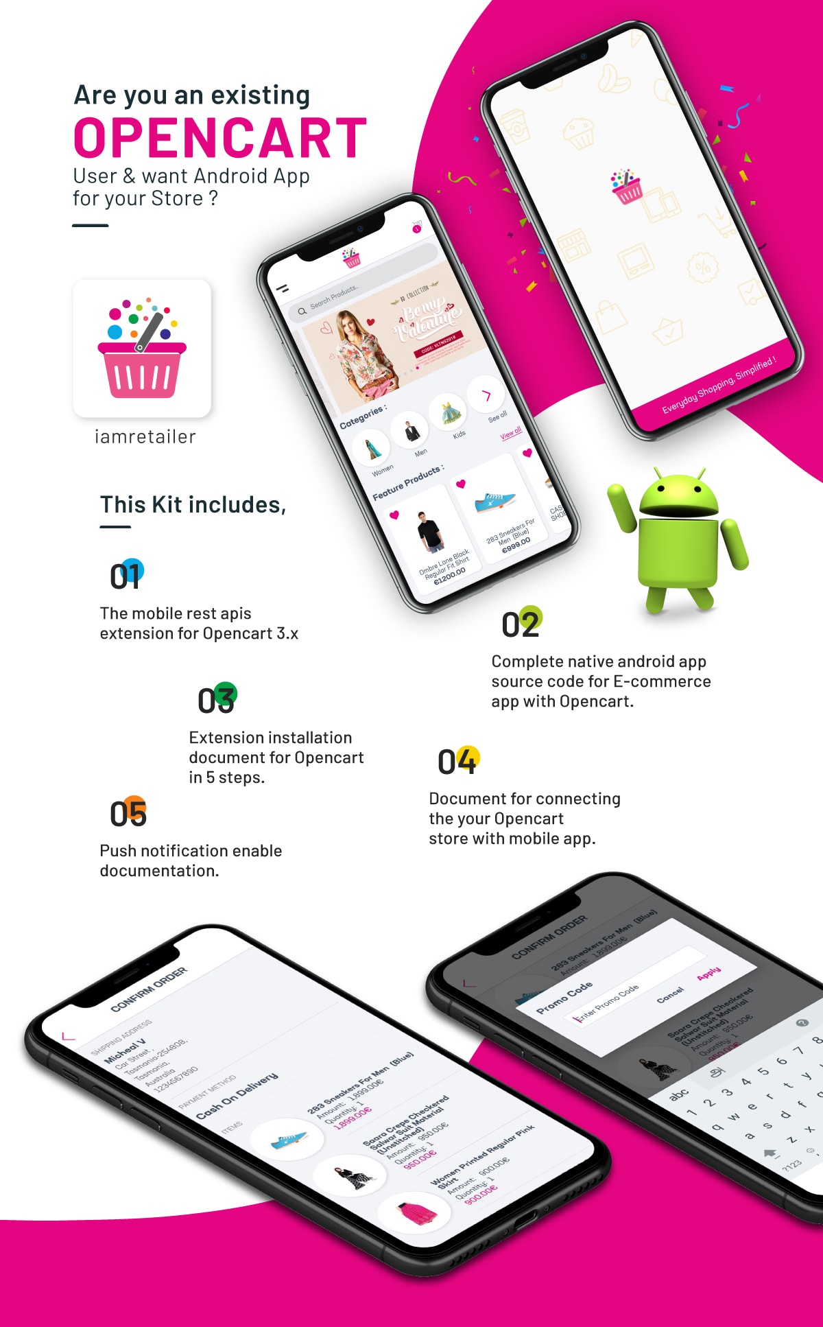 i.am.retailer - Android Shopping App powered by Opencart - 4