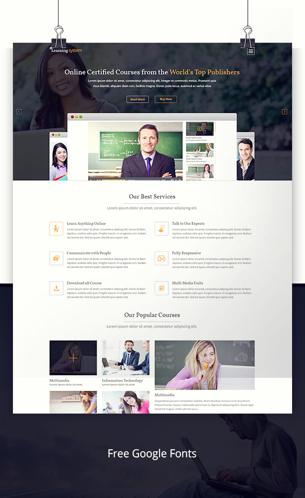 Learning System PSD Template - 11