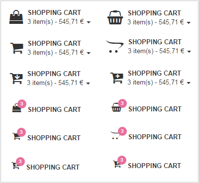 Customize cart