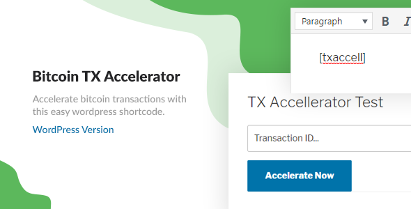 Bitcoin Transaction Accelerator - 1