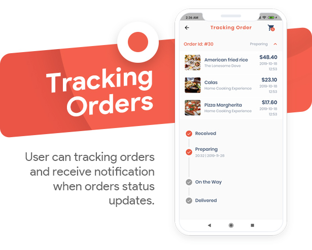 Food Delivery Flutter + PHP Laravel Admin Panel - 8