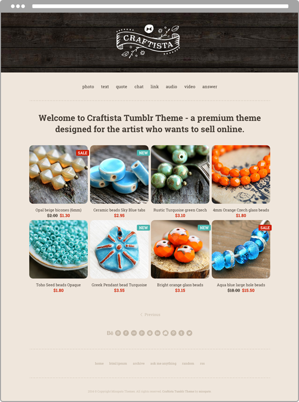 Craftista Homepage