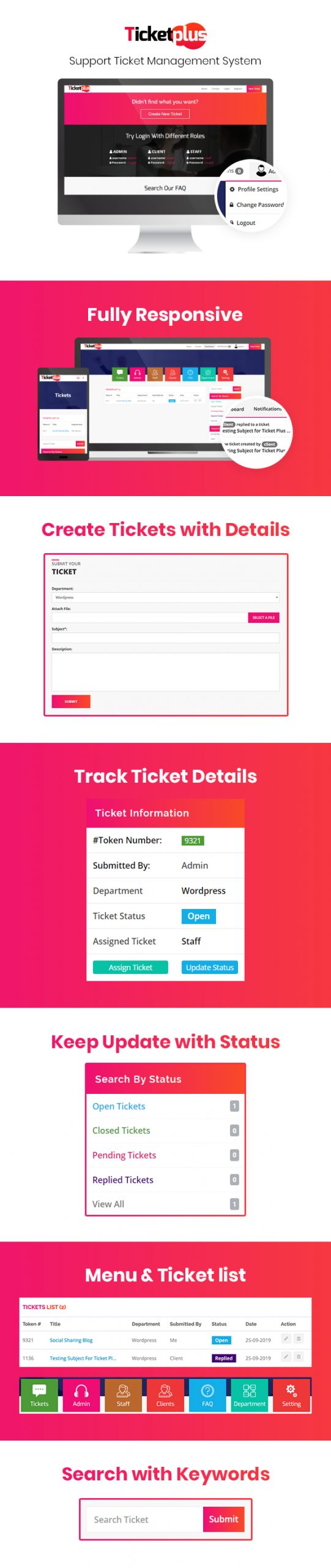 TicketPlus - Support Ticket Management System - 1