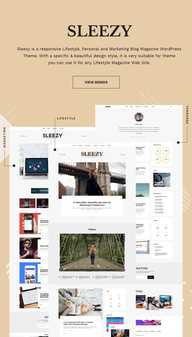 Sleezy Lifestyle - Marketing WordPress Theme - 4