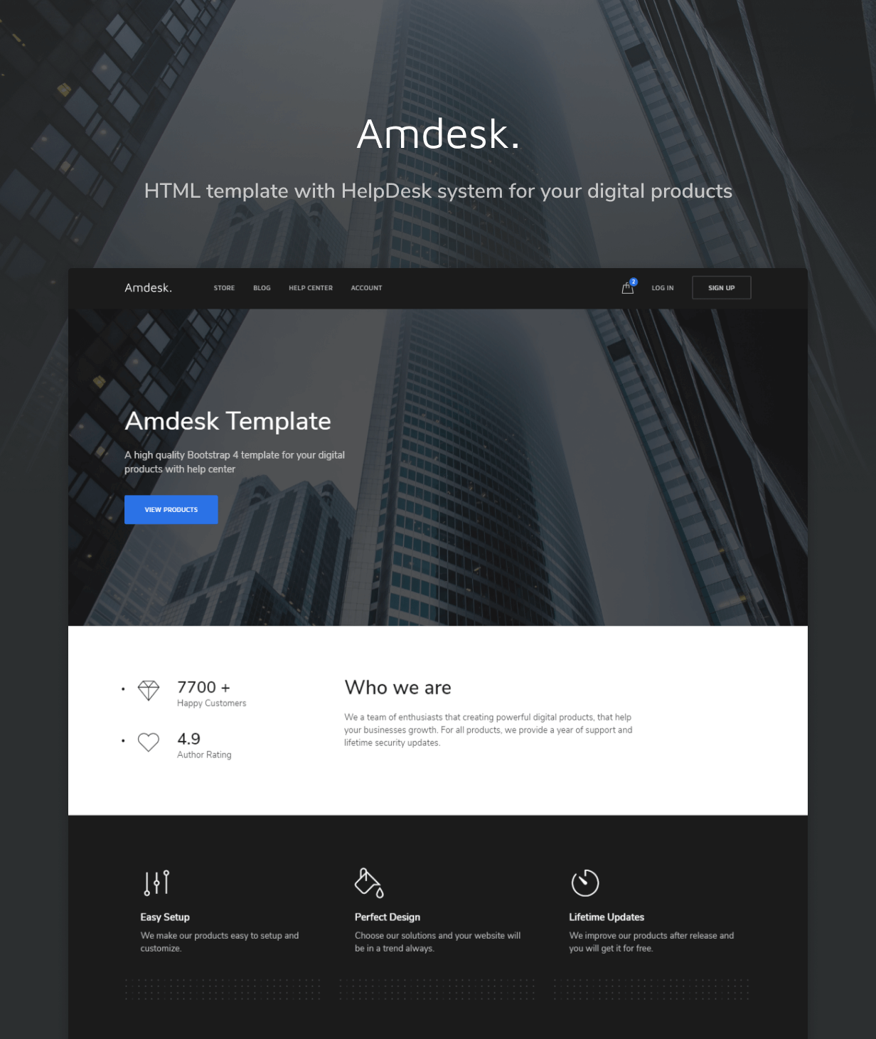 Amdesk HTML Template