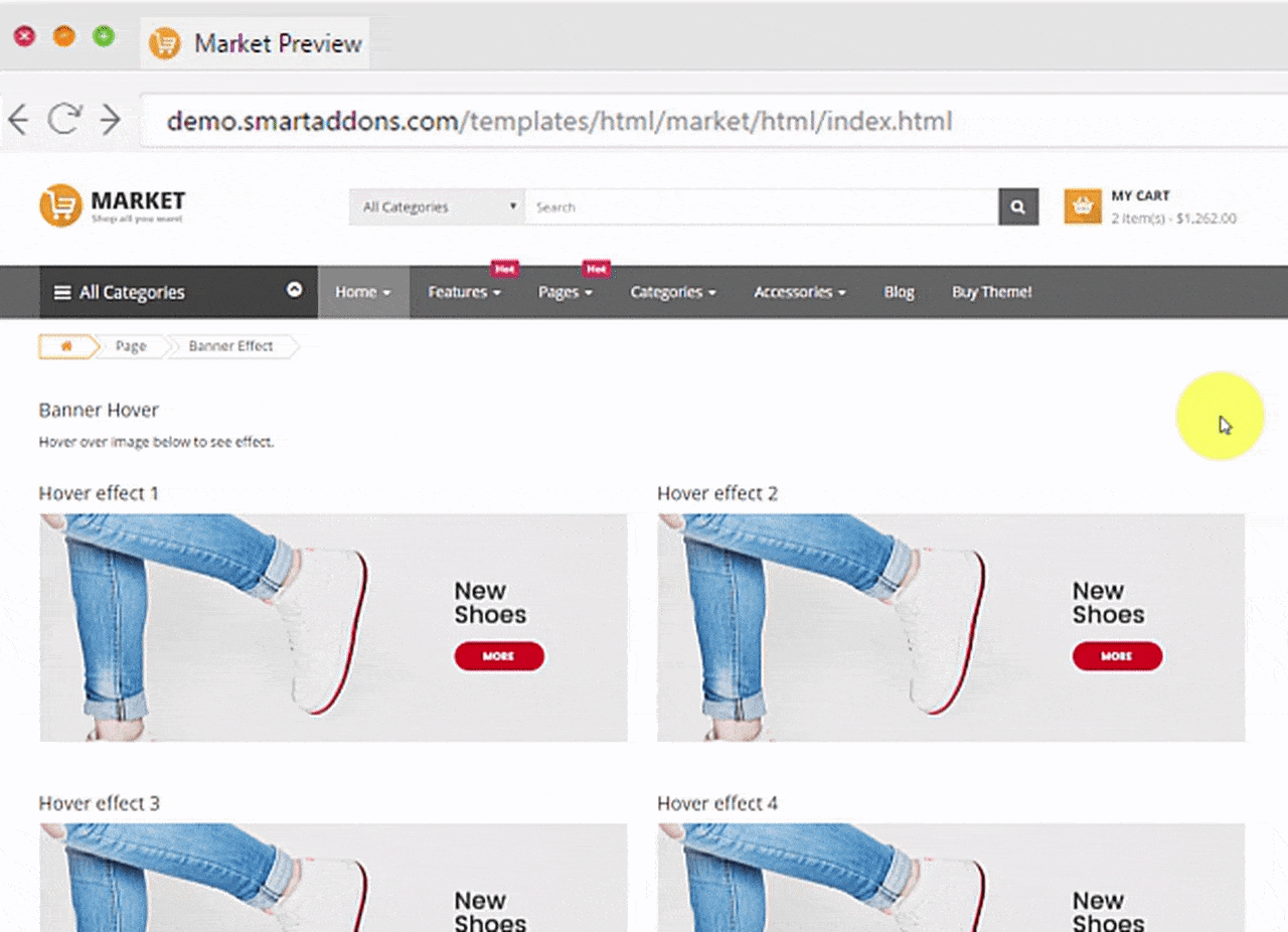 Market - Fully Responsive