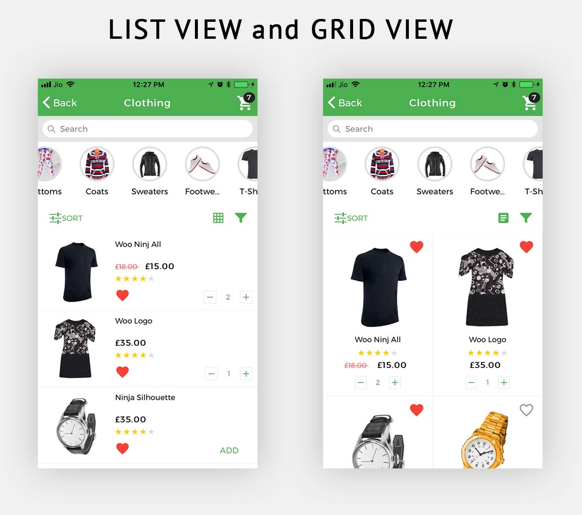 Woocommerce Mobile App Premium Theme Ionic 3 - 8