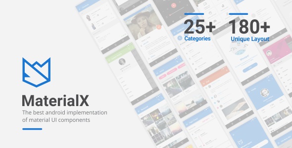 MaterialX - Android Material Design UI Components 2.0 - CodeCanyon Item for Sale