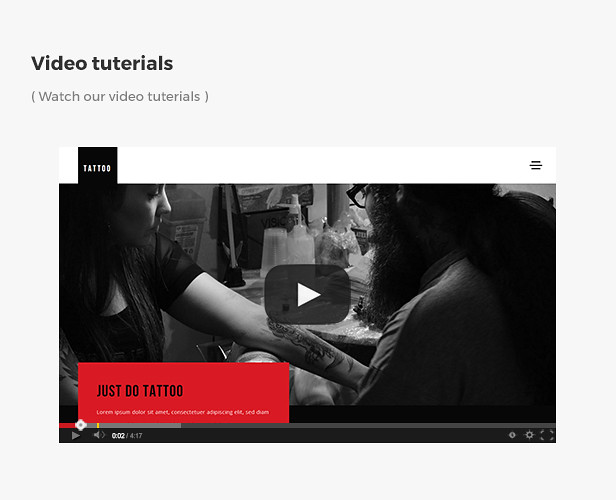 Responsive Tattoo Salon Muse Template - 9