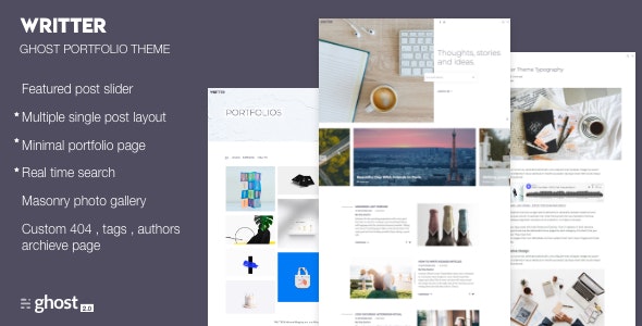 Writter – Ghost Portfolio Theme - Ghost Themes Blogging