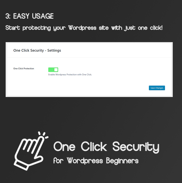 One Click - WordPress Security - 3