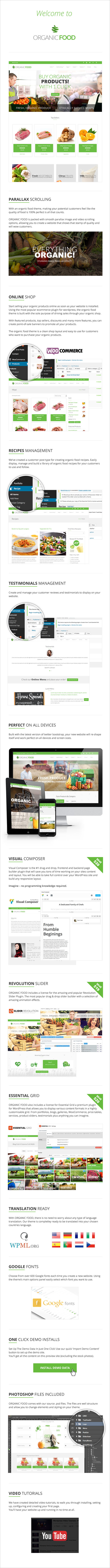 Organic Food | Ecology & Environmental, Store & Bakery WooCommerce, Responsive WordPress Theme - 8