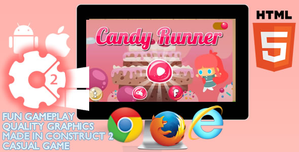 Candy Runner Game - CodeCanyon Item for Sale