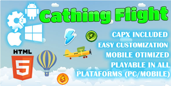 Cathing Flight - HTML5 Game (Capx) - CodeCanyon Item for Sale