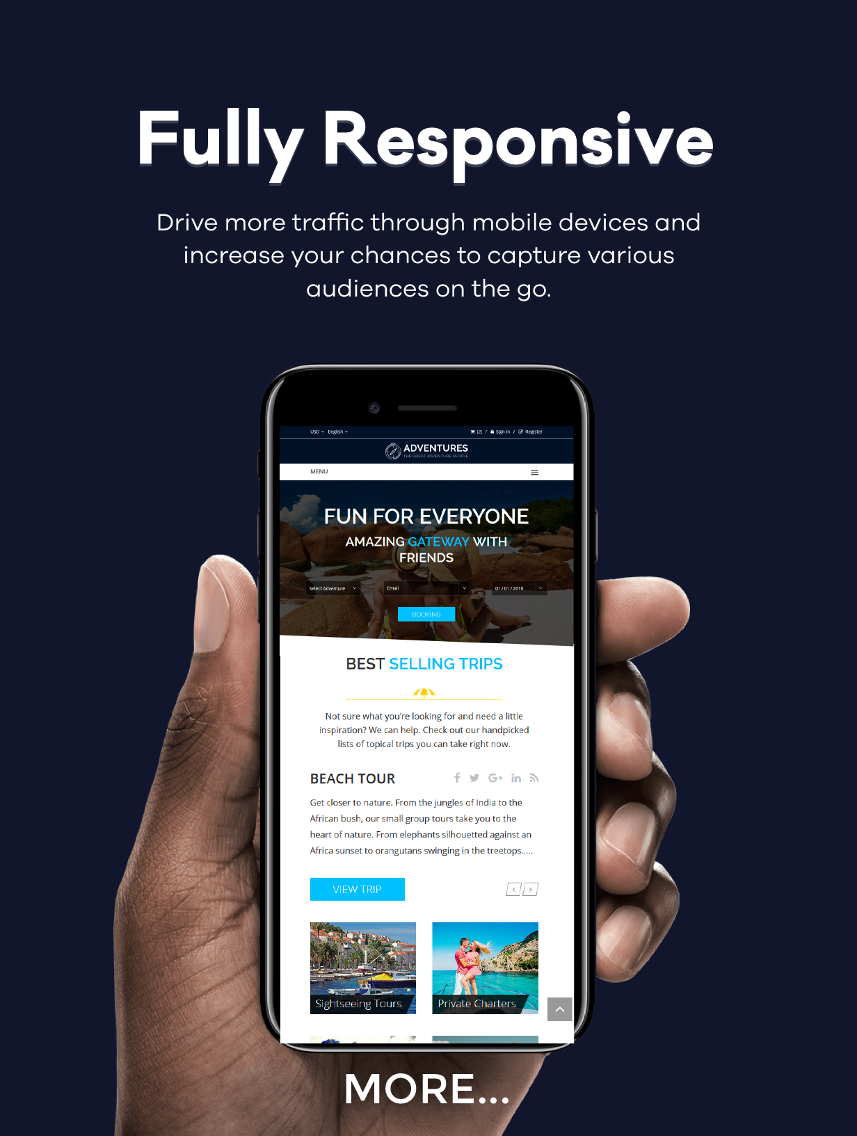 Adventures – Booking And Tourism HTML & WordPress Theme - 2