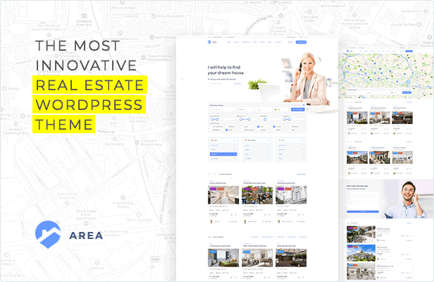 Area – Real Estate WordPress theme