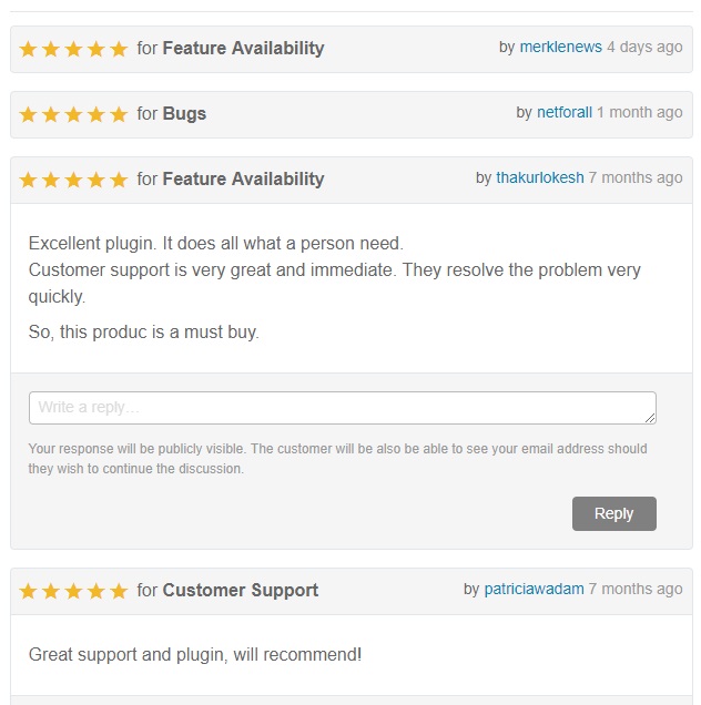 Reviews