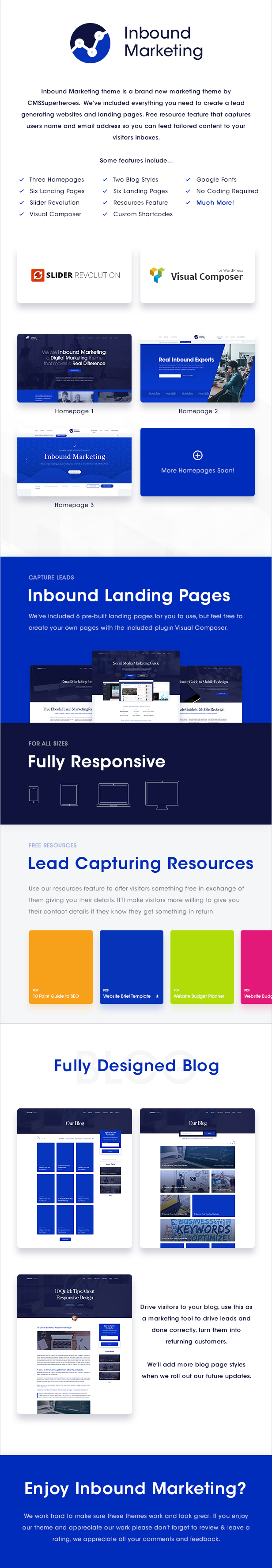 Inbound Marketing | Marketing, Inbound, Landing Page WordPress Theme