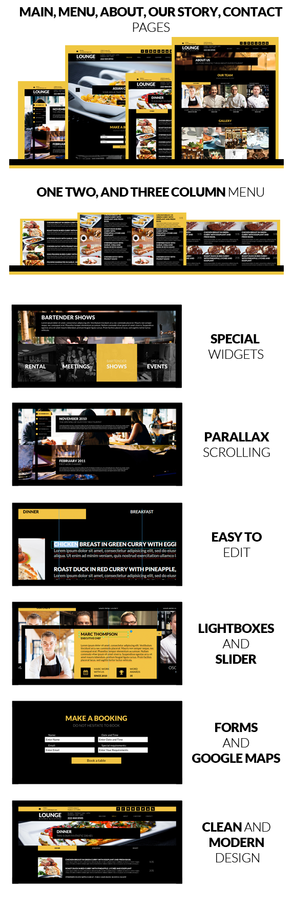 Lounge - Multipage Restaurant Business Muse Theme - 3