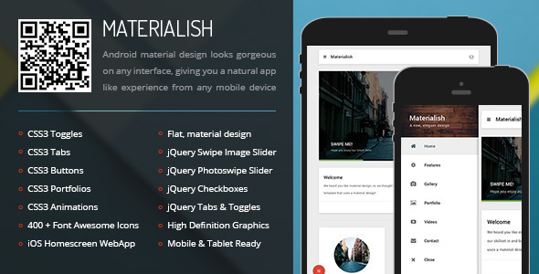 Materialish | PhoneGap & Cordova Mobile App - 11