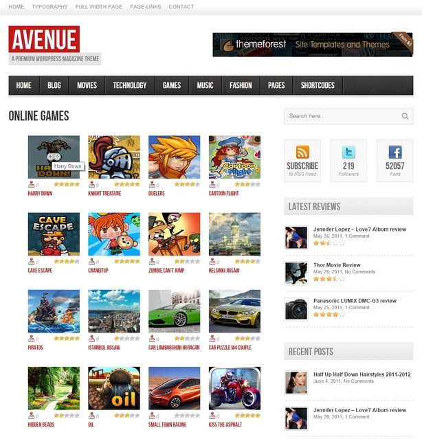 Avenue Theme