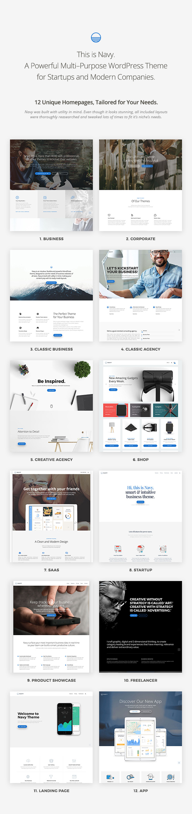 Navy - MultiPurpose Multi-Concept Business WordPress Theme - 1