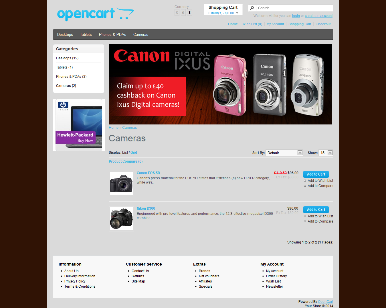 OpenCart Custom Background and Banner - 6