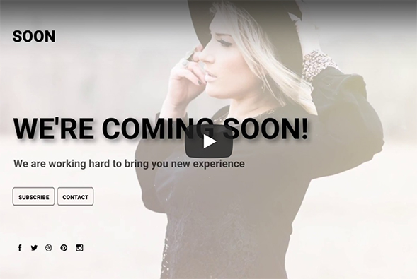 Soon - Universal Coming Soon WordPress Plugin - 1