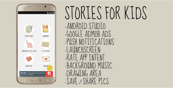 Stories for Kids - Android Studio App with Admob - CodeCanyon Item for Sale