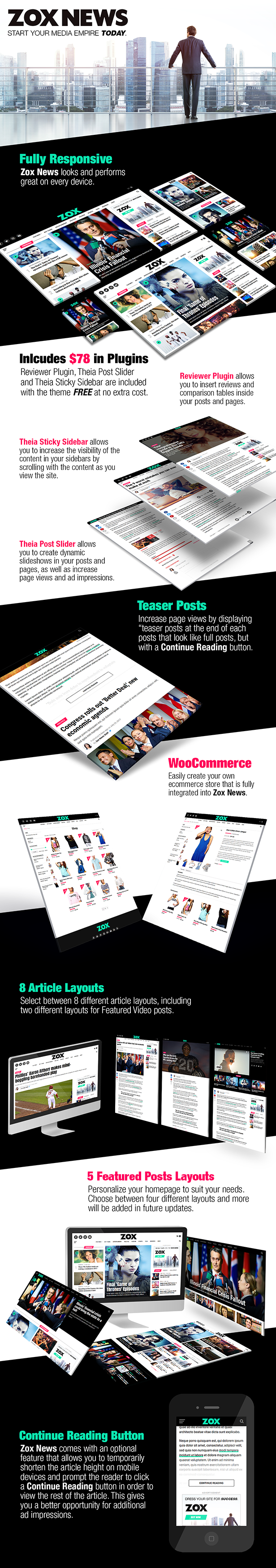 Zox News - Professional WordPress News & Magazine Theme - 2