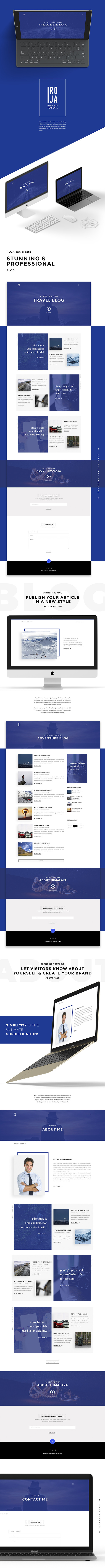 ROJA - Minimal WordPress Blog Template - 2