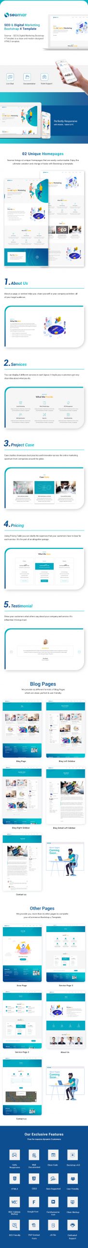 Seomar - SEO Digital Marketing HTML Template - 1