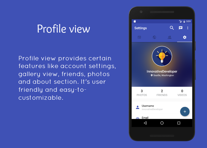 SocialApp - Full Android Application - 3