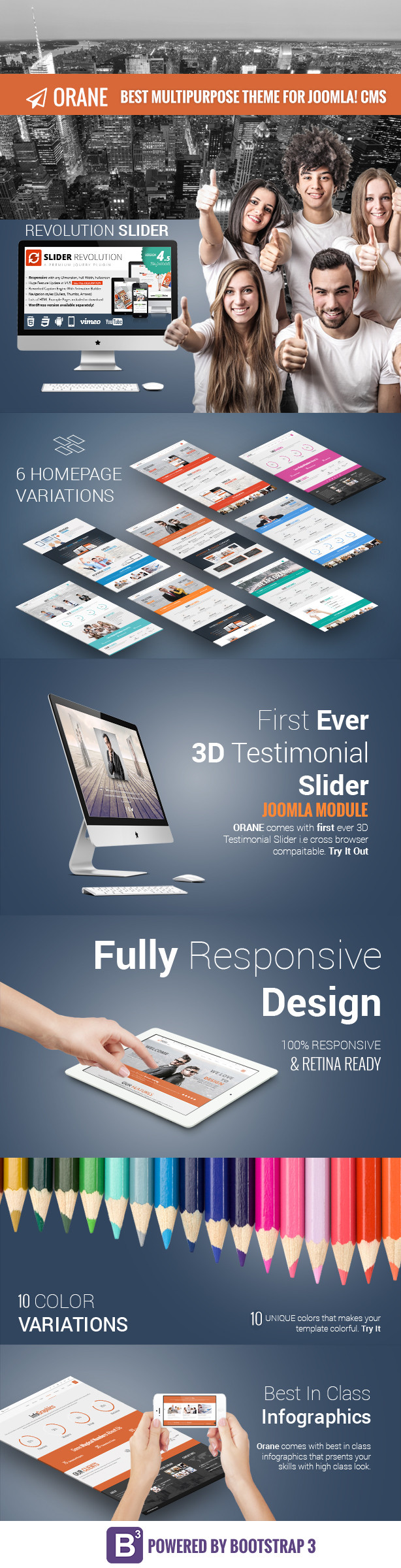 Orane Multipurpose Joomla Template - 3