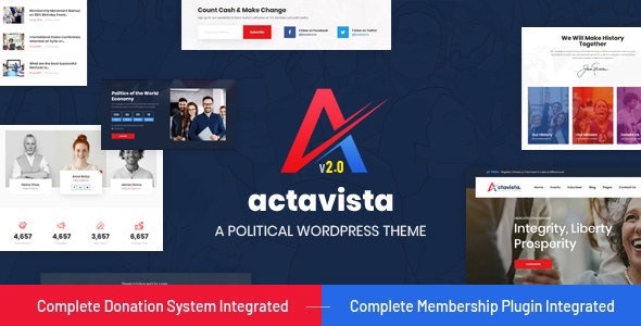 Actavista - A Responsive Political WordPress Theme For Politicians and Organizations - 17