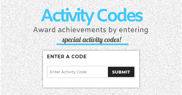 WPAchievements Activity Codes